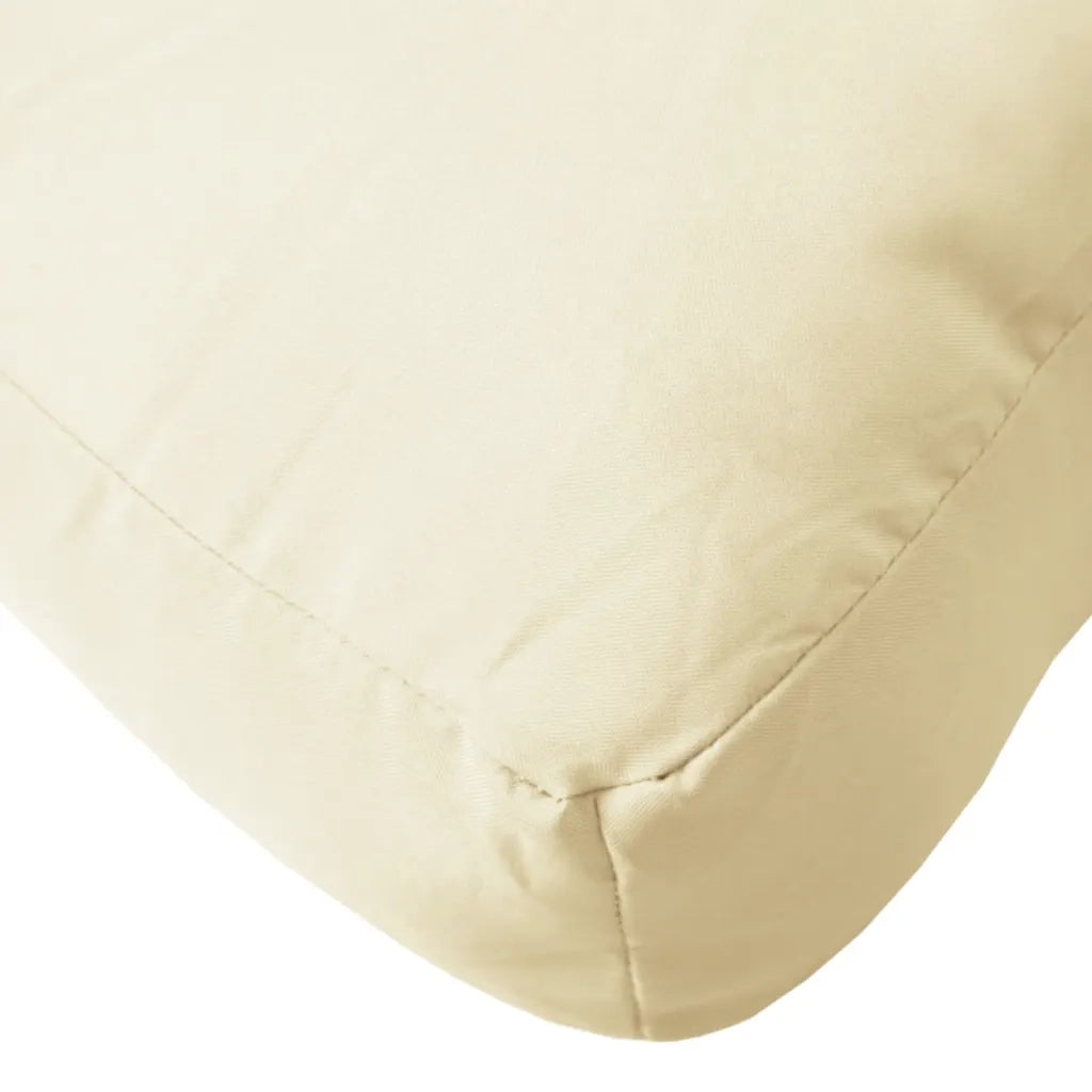 Cuscino per Pallet Crema 58x58x10 cm in Tessuto 360902
