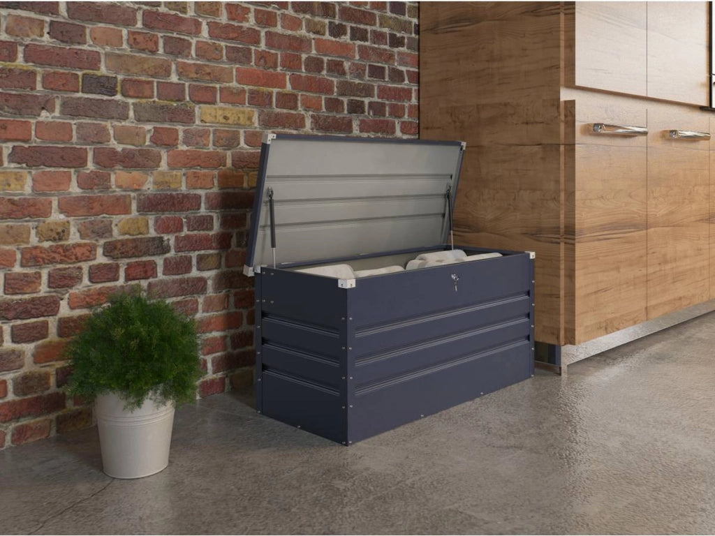 Contenitore da giardino "Store" - 480 L - 132 x 61 x 60 cm - Grigio
