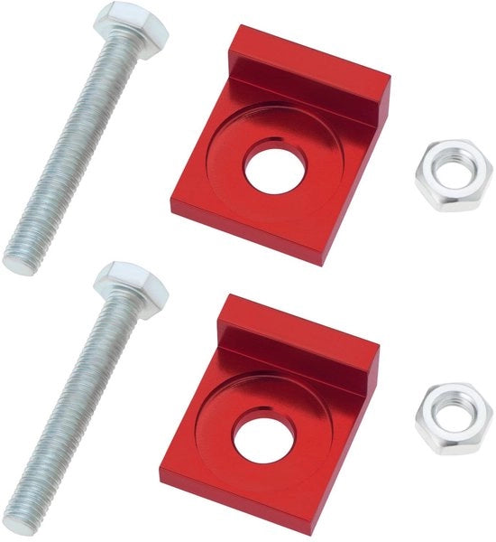 Cinghia a Sfera 12mm Chiave a Tastiera - Chiave a Tastiera per Motocicletta - Chiave a Sfera CNC - 2 Pezzi - Rosso - Metallo Resistente - Cinghia a Sfera Regolabile