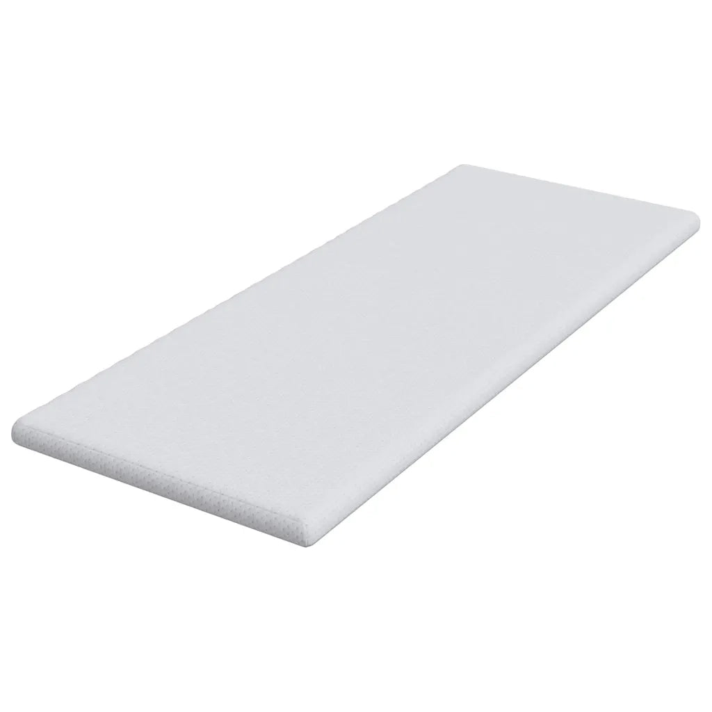Topper per materasso Bianco 80 x 200 cm Tessuto Jacquard 4106177