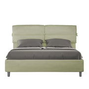 Letto Matrimoniale 160x190 cm con Rete Nandy Tè verde
