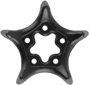 Stazione per teiera isolata - Standard per teiere - Sottopiatto in acciaio di fabbricazione - Sottopiatto per teiere - Supporto professionale per teiere - Base a cinque punte a forma di stella
