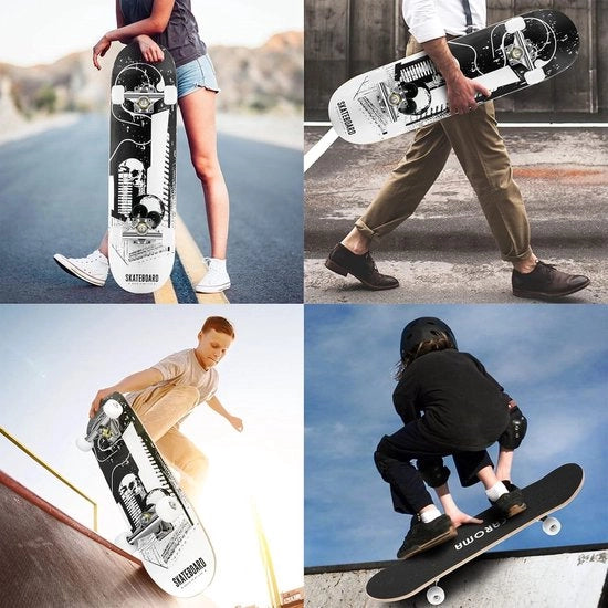 Skateboard per principianti - YD-618 - Duraturo e stabile