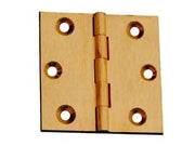 CERNIERE OTTONE FRESATE PIANE- - mm.40x35 - 24 pezzi