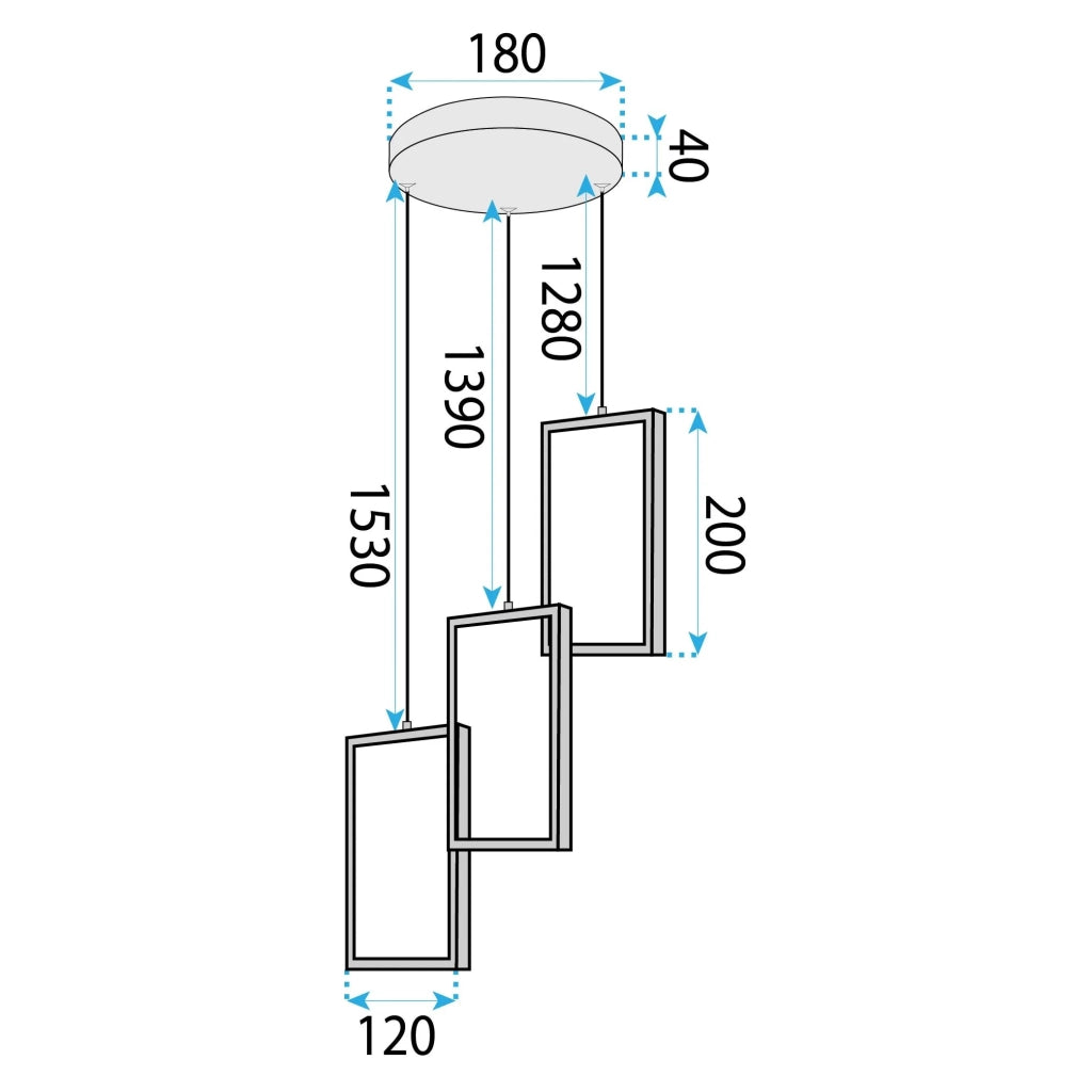 Lampada Led Lhj087-3cp Black