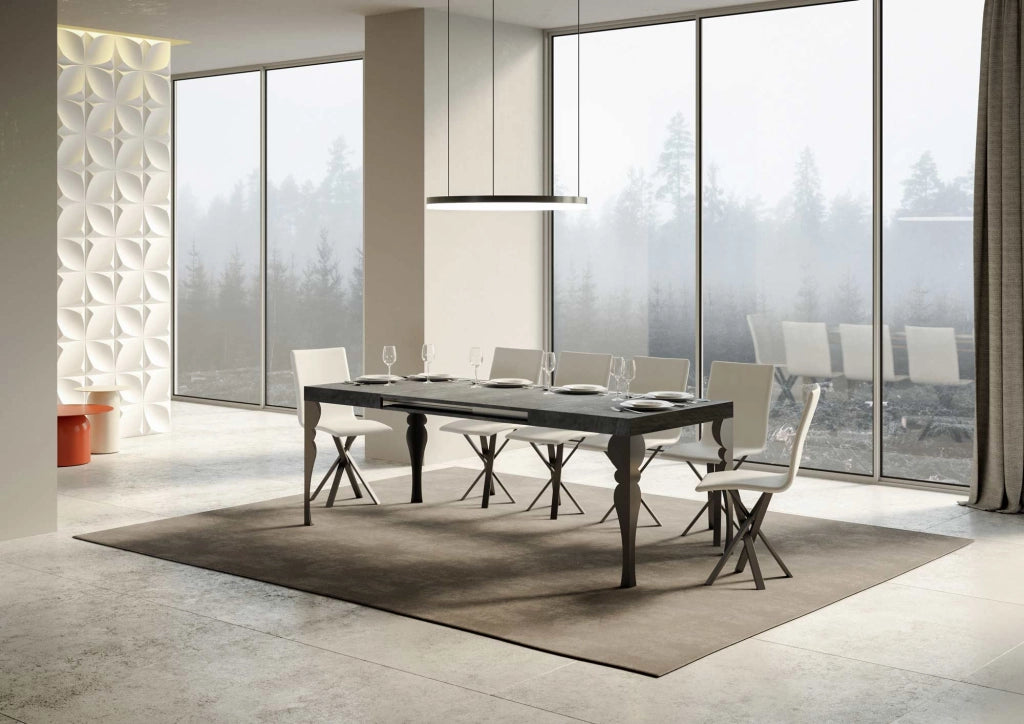 Tavolo Allungabile 130-234x90x77 cm Paxon Cemento