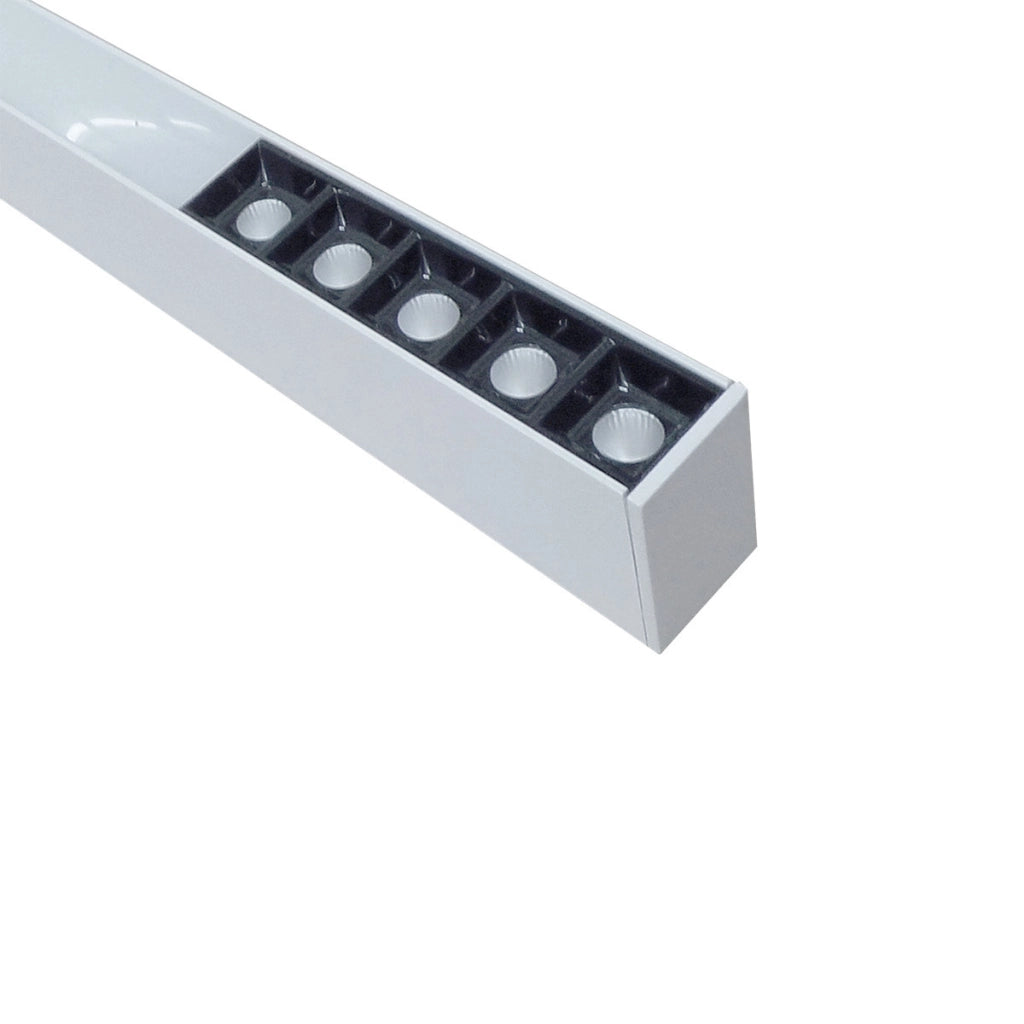 Lampada sospensione bianca lineare 80cm LED 32W CCT