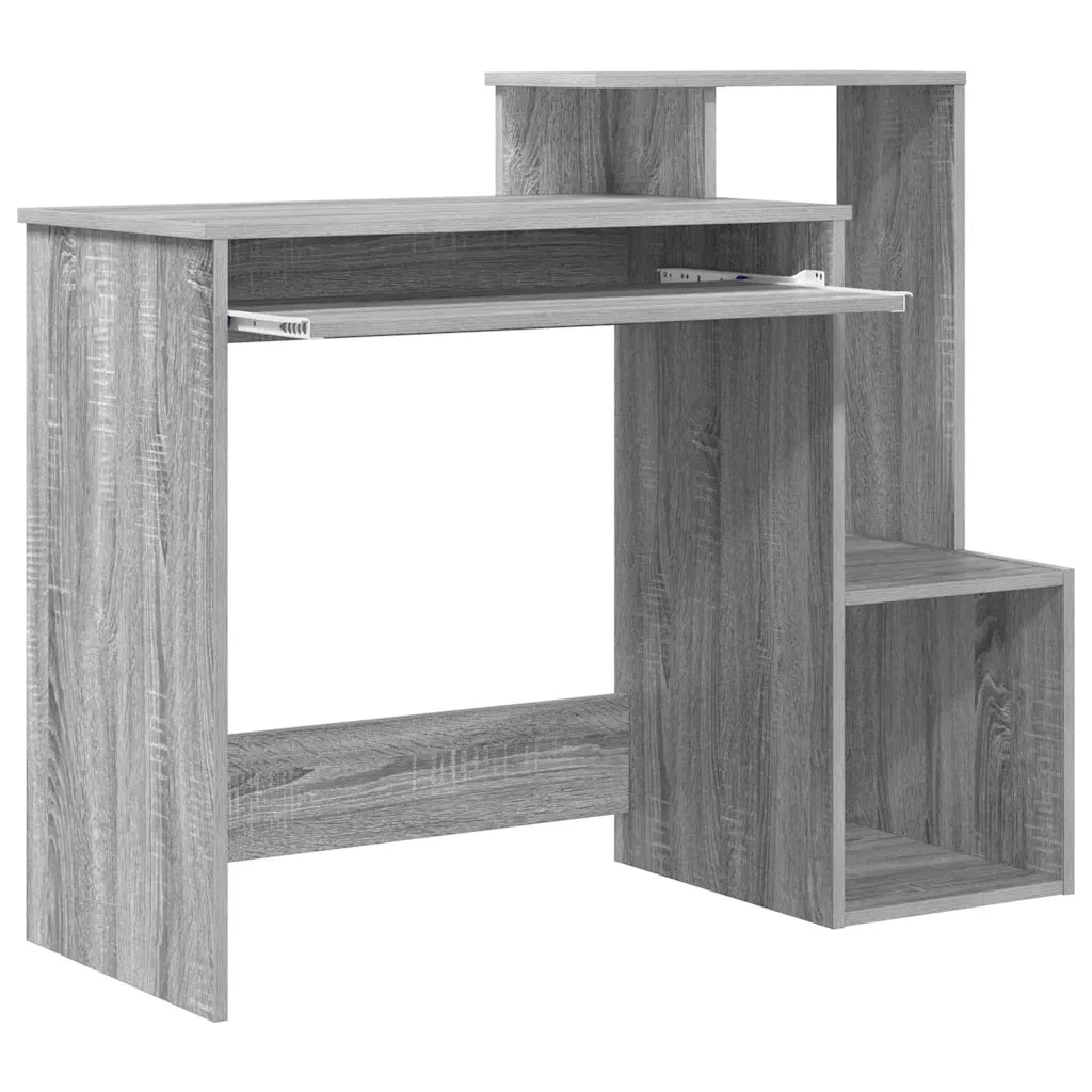 Scrivania Grigio Sonoma 106 x 41 x 88.5 cm Legno multistrato 869471