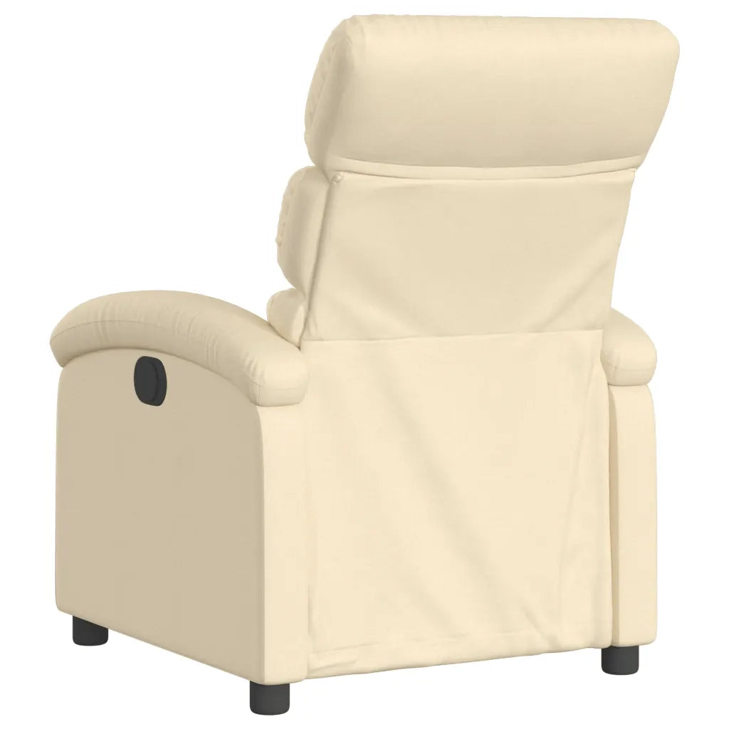 Poltrona reclinabile in Tessuto Crema 3205808