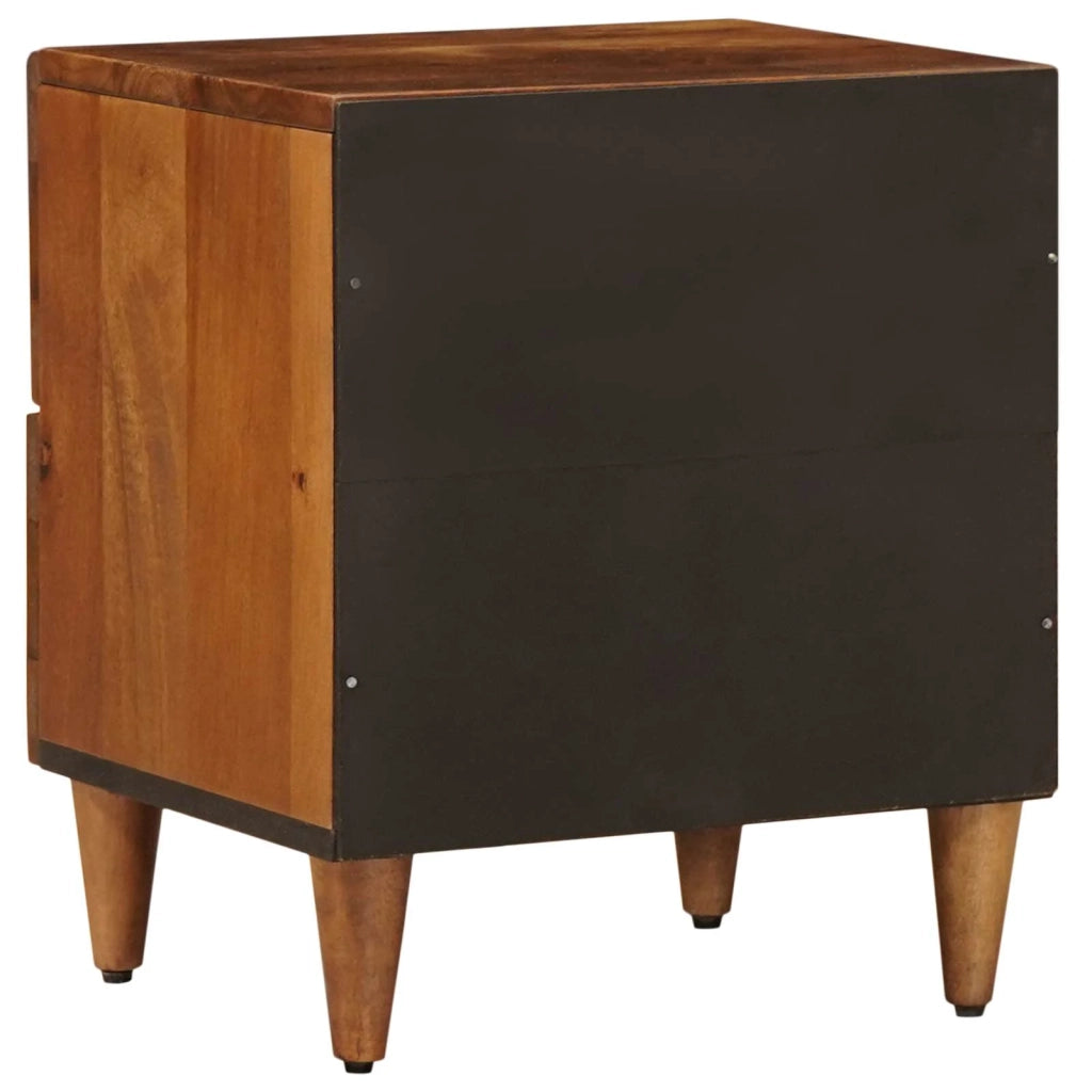 Comodino | Armadio da Notte | Mobiletto da notte con cassetto Marrone 40 x 33 x 46 cm