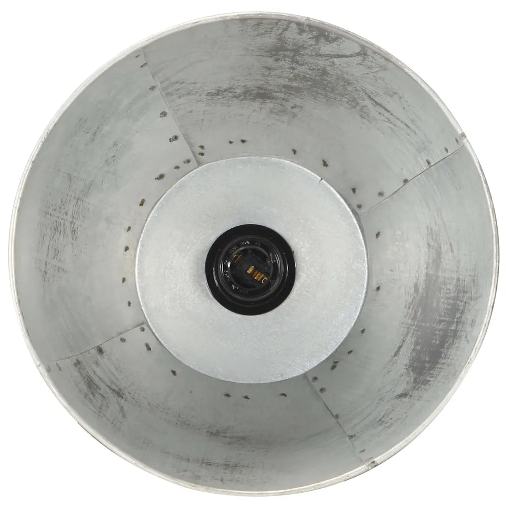 Lampada da Pavimento Argento E27 in Legno Massello di Mango 320587