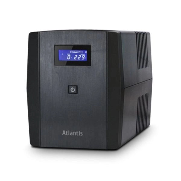 Ups atlantis a03-s1200 server ups 1200va (700w)stepwave line interactive doppia batteria (12v@7a/h)usb 3prese iec+2 schuko