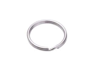 ANELLO PORTACHIAVE ACCIAIO NICHELATO- - ø mm.20 - conf.pz.10 in blister - 5 blister
