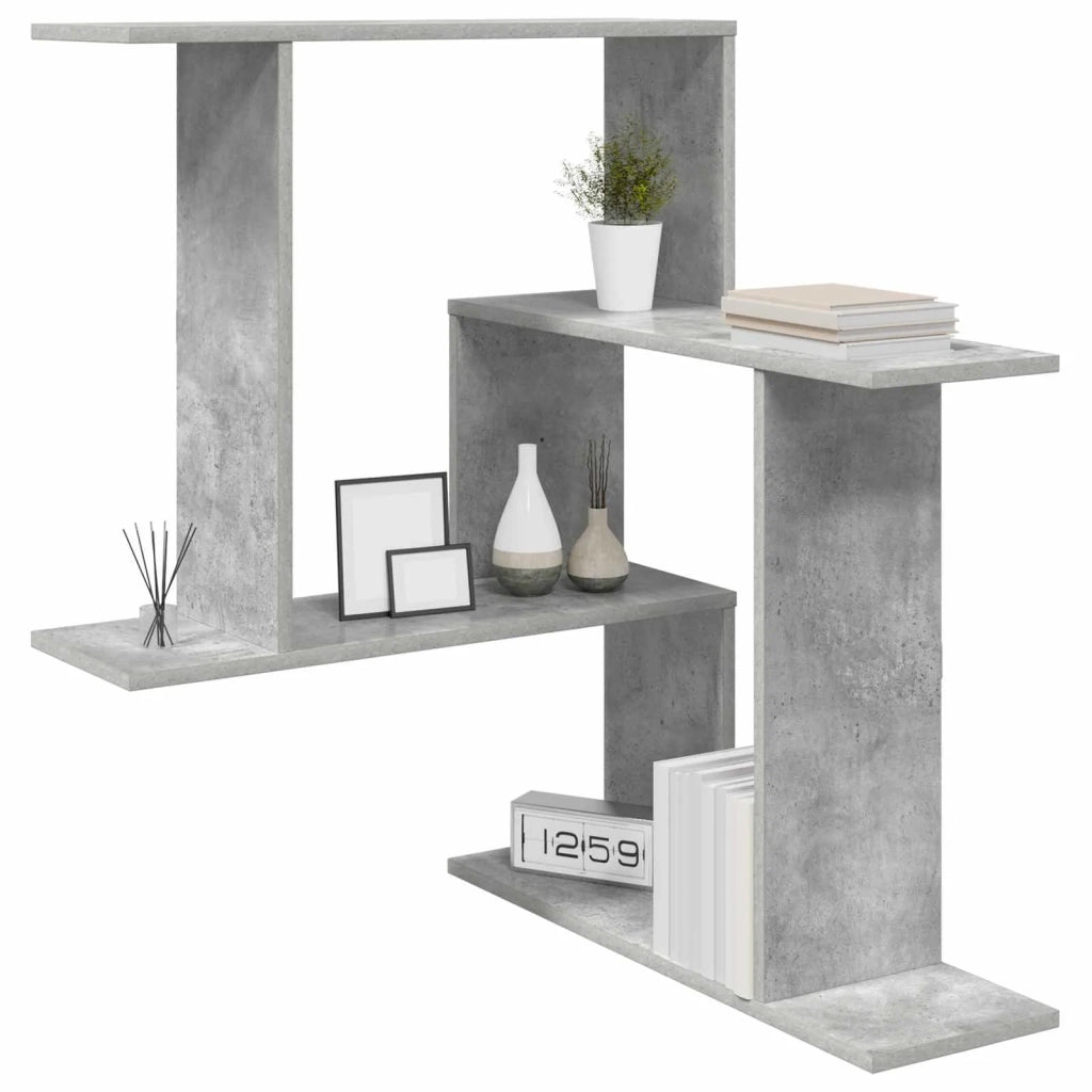 Scaffale da parete Grigio Cemento 67 x 67 x 87 cm 8012223