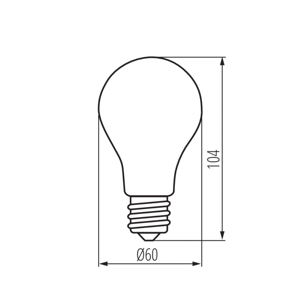 Lampadina LED Filamento E27 7W 810lm 4000K Kanlux