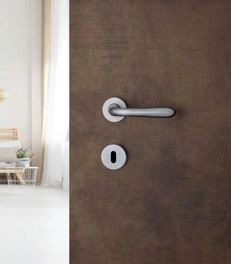 GM05-Z - MANIGLIA PER PORTE DA 8 MM CROMOSATINATO