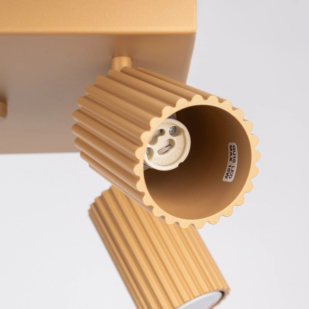 Lampada da soffitto KARBON 4 oro