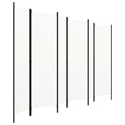 Paravento a 6 Pannelli Bianco 300x180 cm 320727