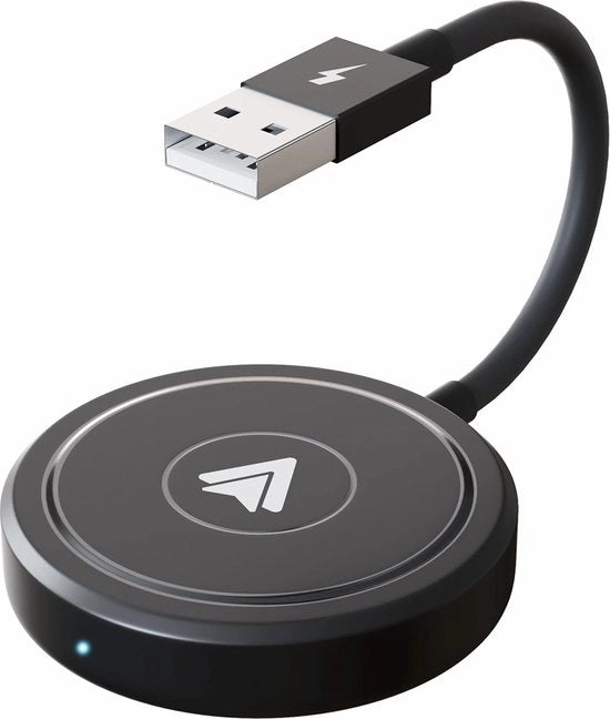 Adattatore per TV - Wireless - Wifi - 5 Ghz - 4K - Compatibile con Android & Google - Nero