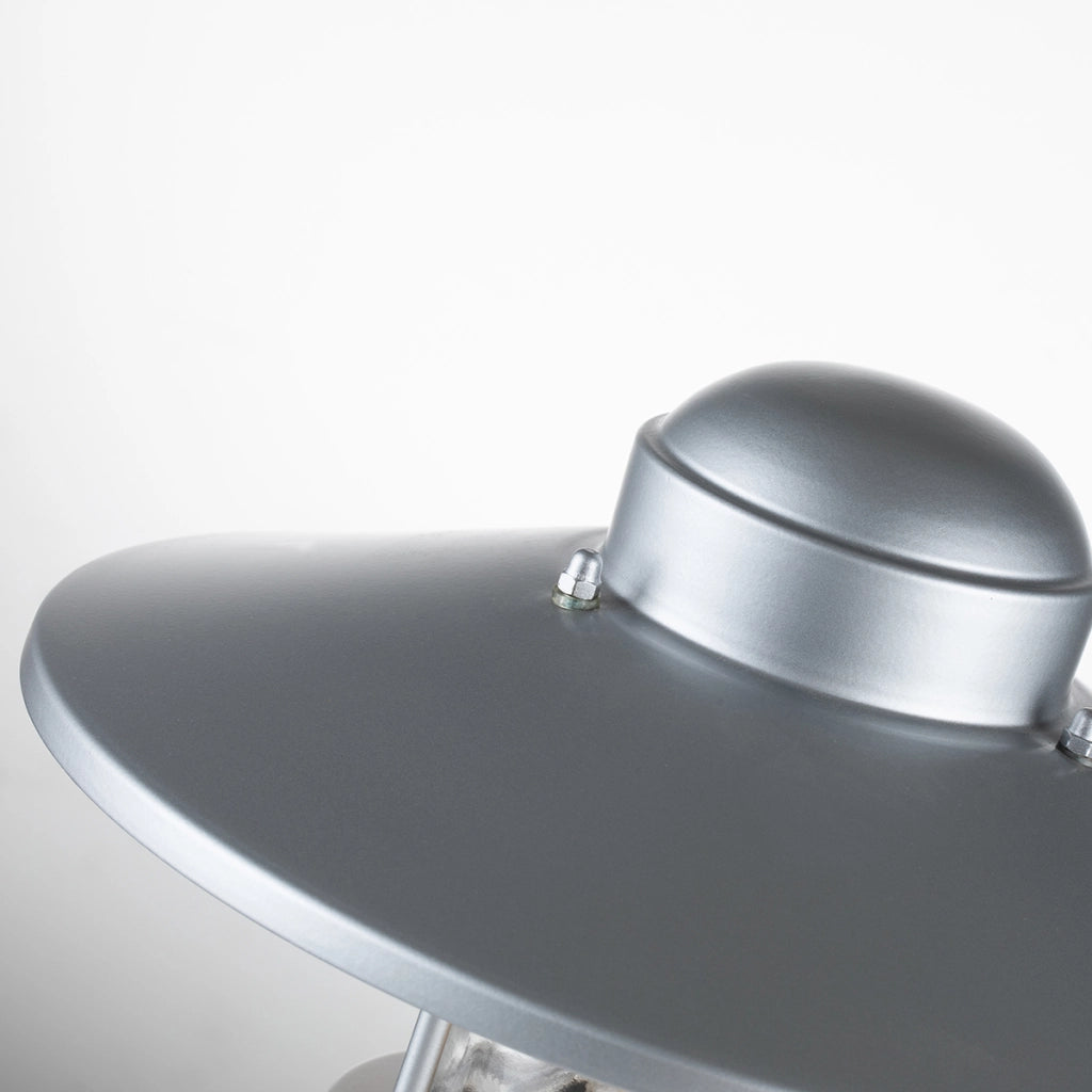 Lampada da esterno su basamento argento E27 Elstead