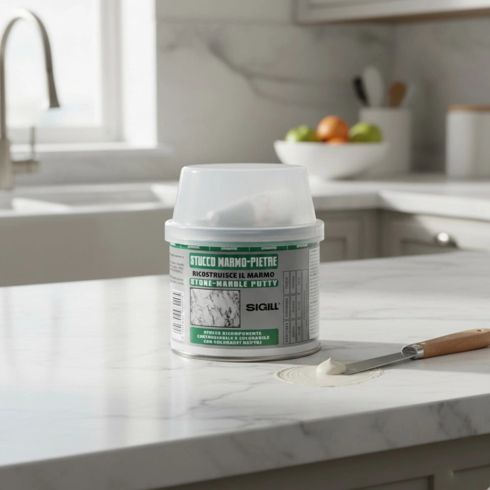 Stucco per marmo e pietre in barattolo da 125 ml