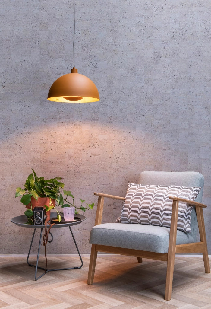 Lampada a sospensione gialla SIEMON E27 40W Lucide
