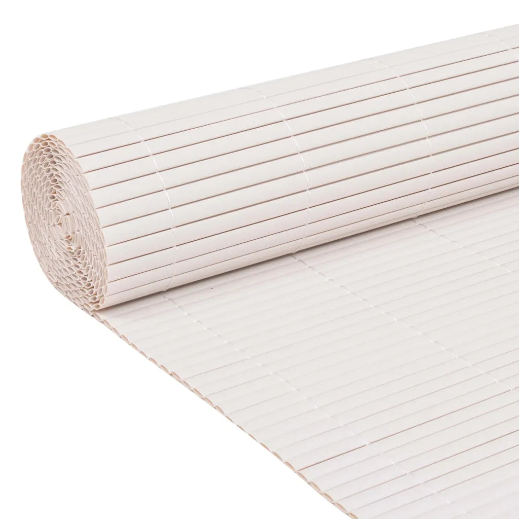 Recinzione da Giardino a Doppio Lato 90x500 cm Bianca cod mxl 78377