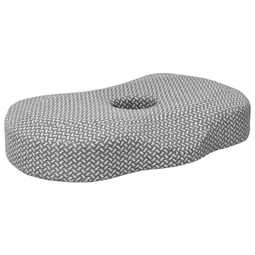 Cuscino per Collo Grigio 53 x 34,5 x 10,5 cm Schiuma Memory 42012697