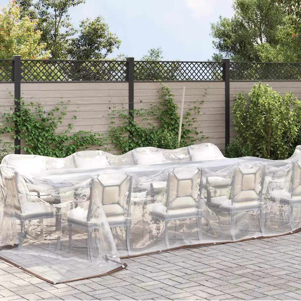 Telone Trasparente con Occhielli 5x6 m in Polietilene 4018569