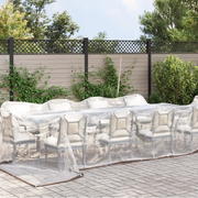 Telone Trasparente con Occhielli 5x6 m in Polietilene 4018569
