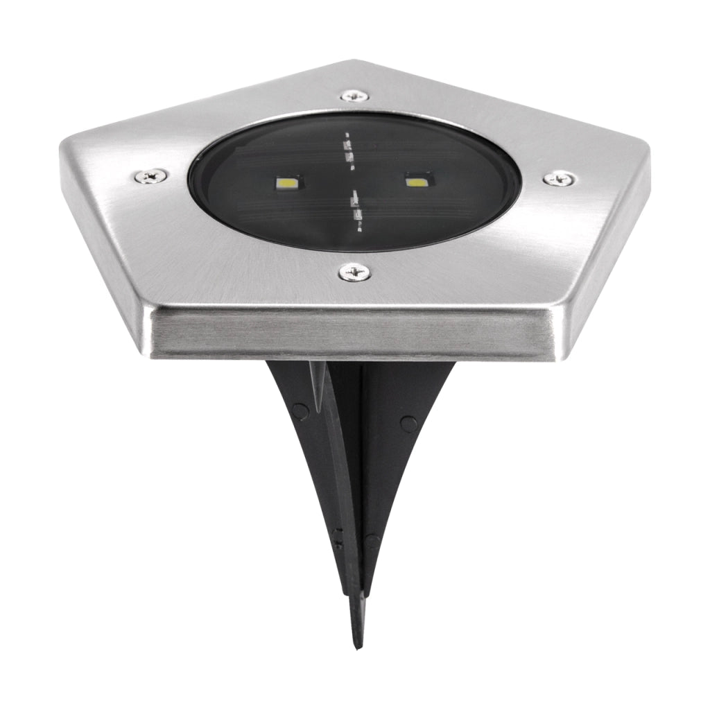 Lampada solare da incasso GARET 0,5W 5700K IP65 cromo Struhm