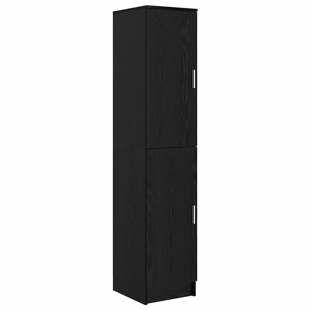 Credenza Rovere Nero 35 x 39 x 168 cm 869331