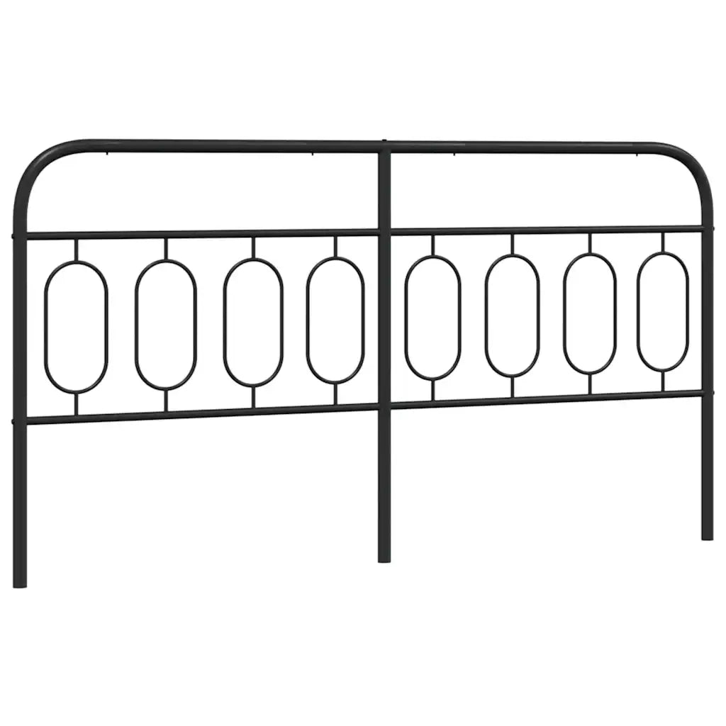 Testiera di Ricambio in Metallo Nero 160 cm 377152