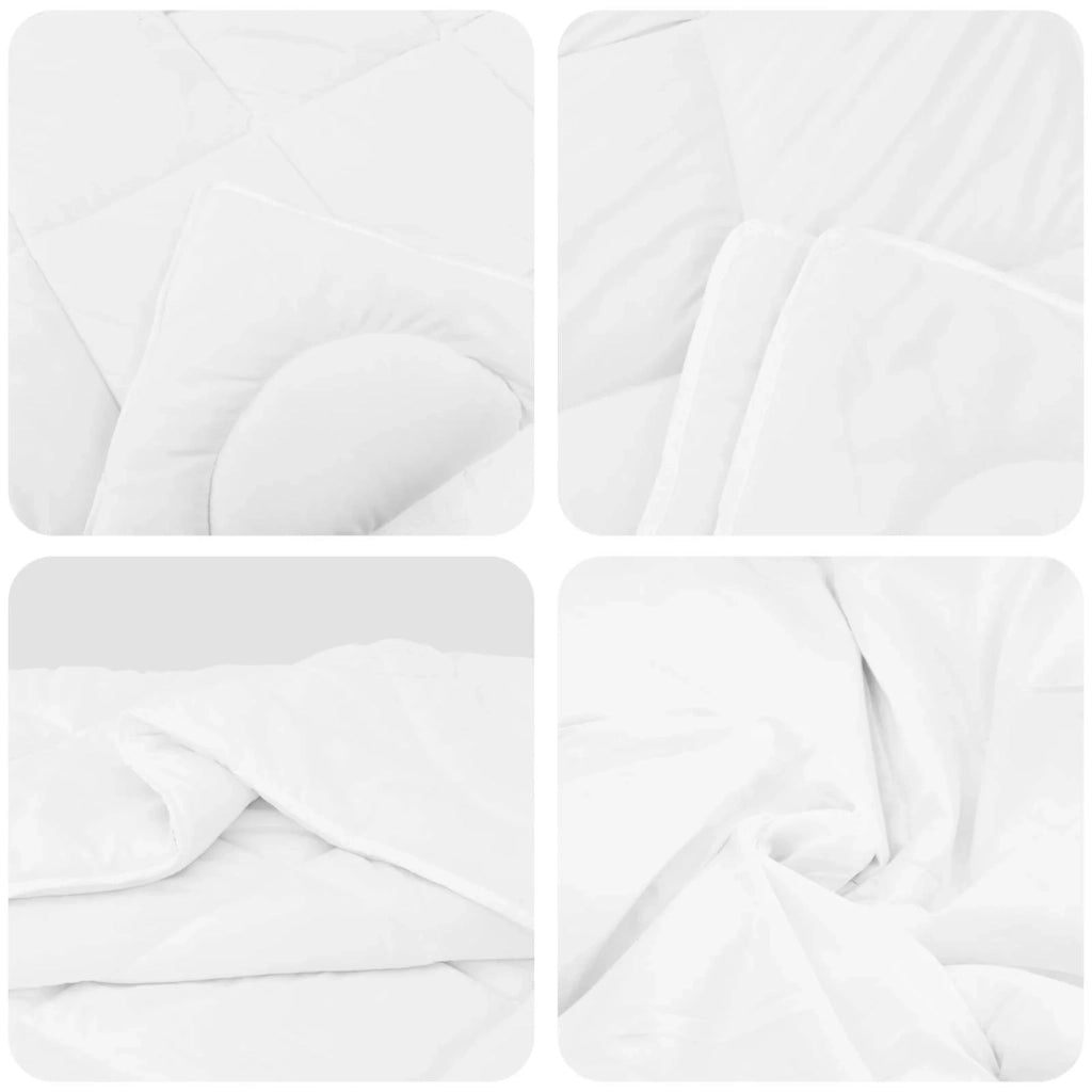 Piumone con cuscino 3 pcs Bianco Microfibra 3378163