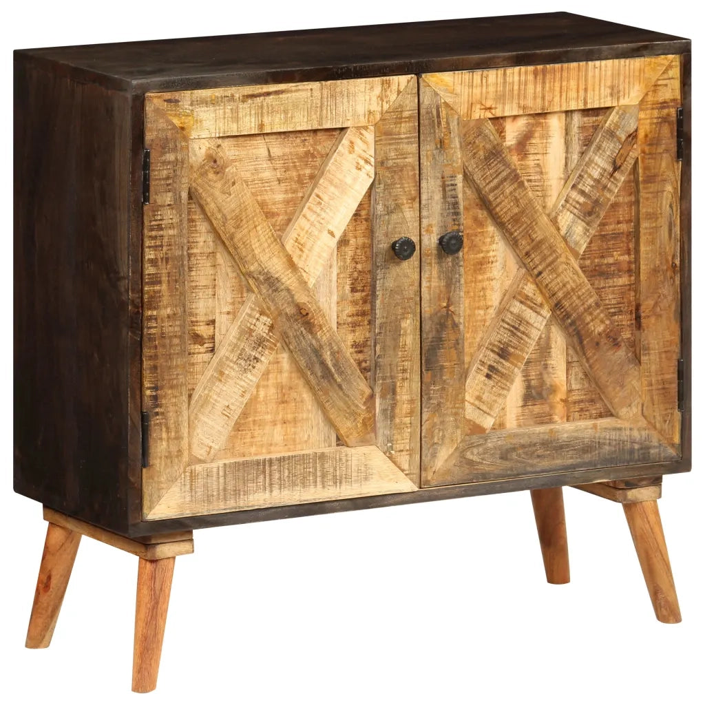 Credenza in Legno Massello di Mango 85x30x75 cm 246161