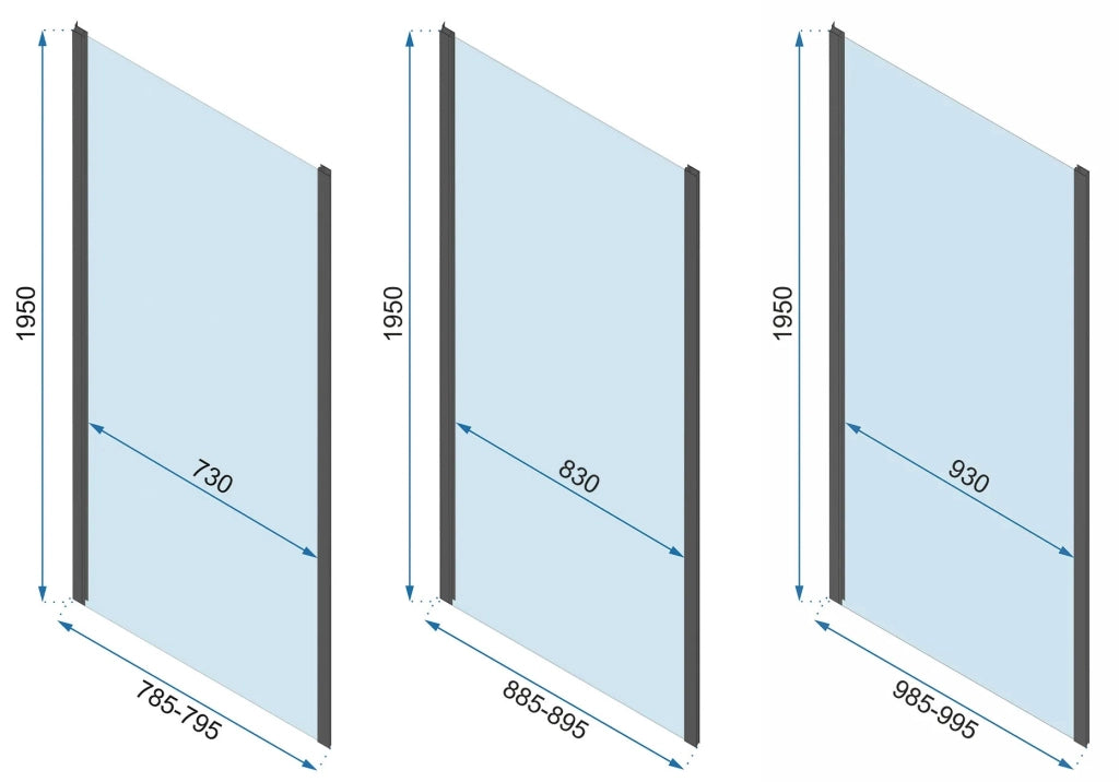 Cabina Doccia A Parete Rea Rapid Slide Chrome 160x80