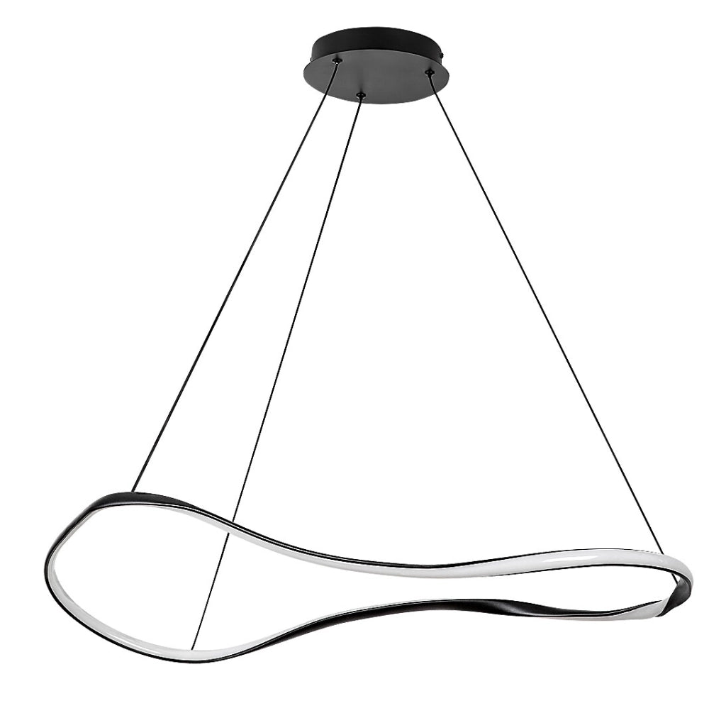 Lampada a sospensione Rabalux Mirossi LED 40W Ø81 nera