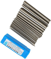 Set di stecchi in acciaio inox 36 pezzi - Compatti - Leggeri - Duraturi - Adatti per artigianato/gioielli - Stecchi in acciaio