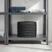 Corda di Cotone 16 mm 50 m Nero 100% Cotone 42011822