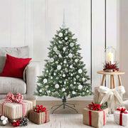 Albero di Natale artificiale con 150 LED Verde 120 cm 3395212