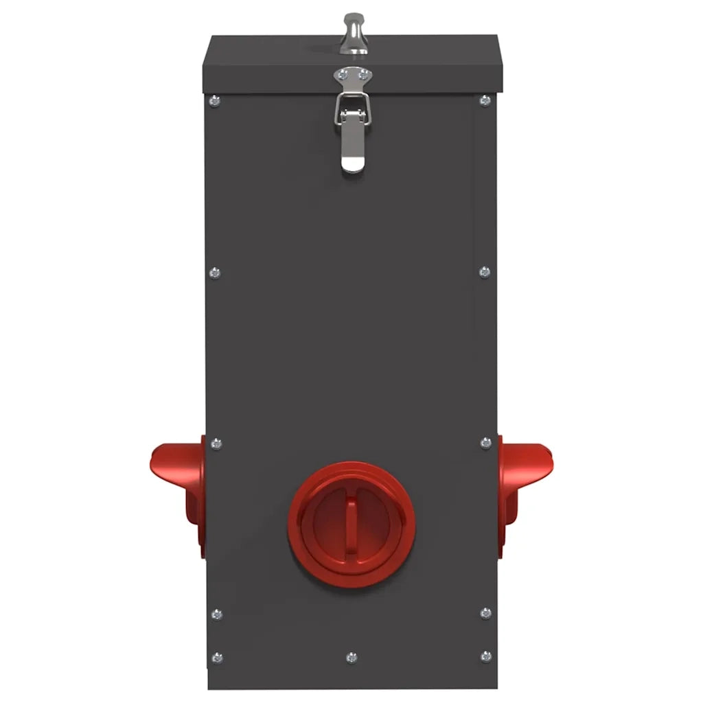 Feeder per pollo 2 pz Nero 32,5 x 20,5 x 43 cm CFW9194391