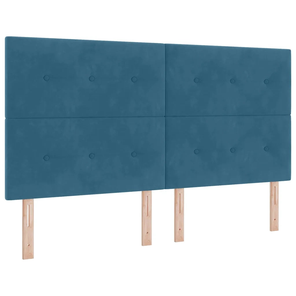 Testiera Blu Scuro 180 cm Velluto 3337858
