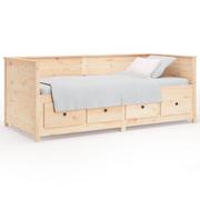 Letto singolo | Letto per adulti | Dormeuse senza Materasso 90x190 cm in Legno Massello di Pino