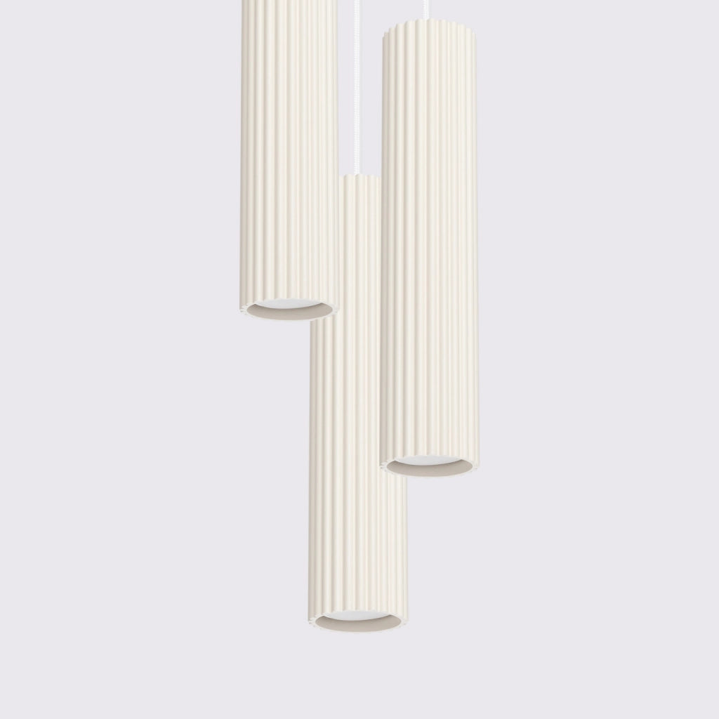 Lampada a sospensione KARBON 3P beige
