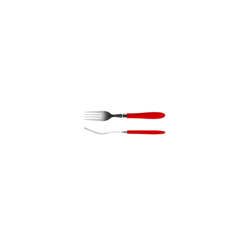 Servizio posate 16 Pezzi Reglisse con manico rosso