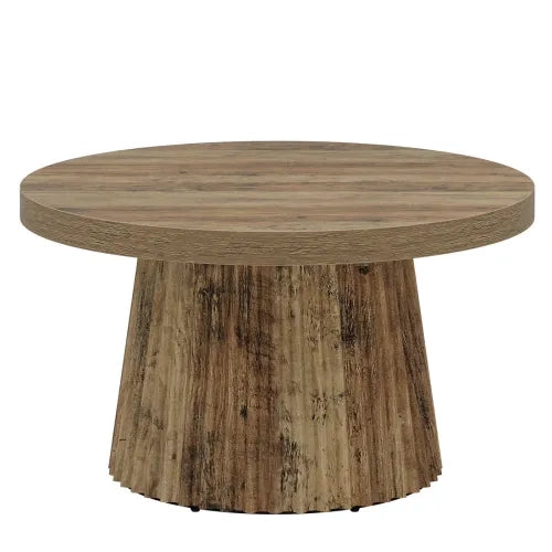 TAVOLINO DA CAFFÈ Rotondo 80 cm MDF Marrone