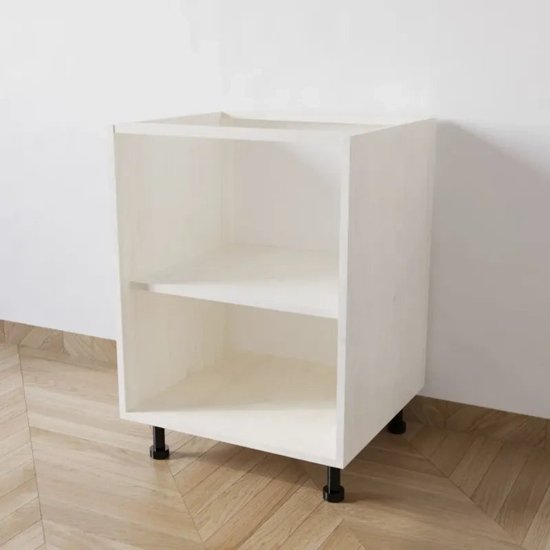 Mobile Base 60 Senza Anta. H 72 Cm L 60 Cm P 55.5 Cm. Spedizione In Kit Larice Bianco