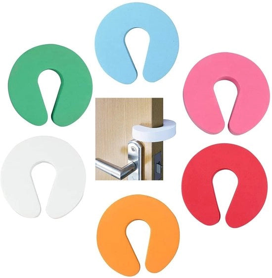 Sicurezza per Bambini Porta - Protezione per Dita di Bambino - Schiuma di Protezione - Blu - Stopper per Porta - Protegge le Dita dei Bambini - Adatto a ...
