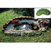 Laghetto giardino green nemi litri 270 dimensioni 185x115xh36 cm