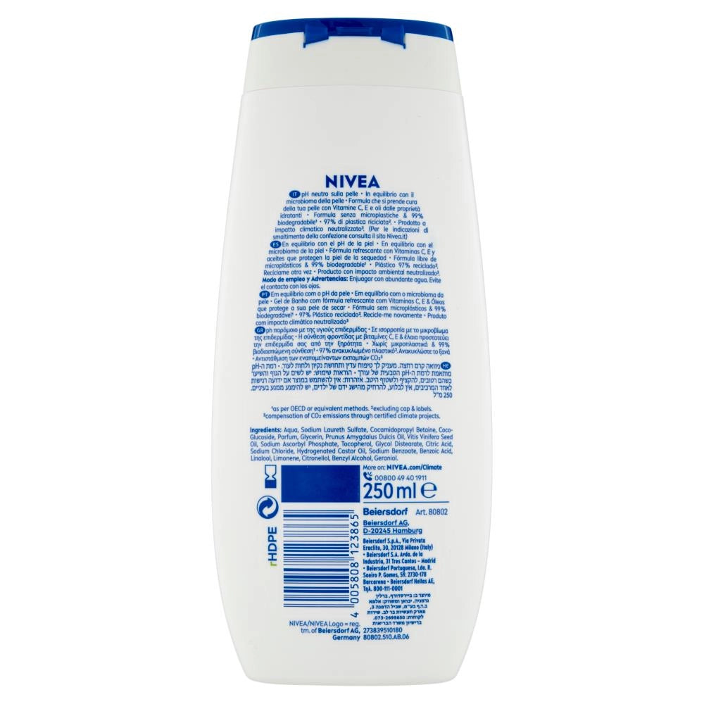 NIVEA DOCCIA CREMA IN FORMATO DA 250 ML